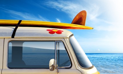 "3 Ways to Carry your Surfboard in your Motorhome"